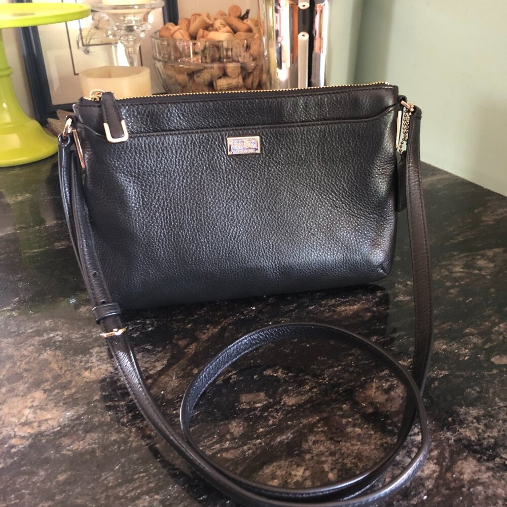 COACH Women’s Pebble Leather Shoulder Bag, Giftable